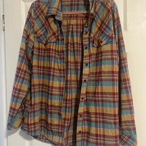 L.L. Bean Multicolor Plaid Shirt
